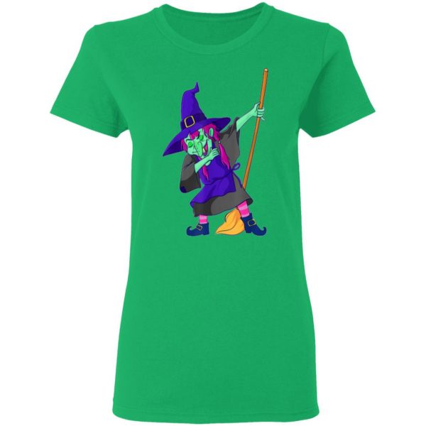 dabbing witch halloween trendy dance gift women gi t shirts hoodies long sleeve 10