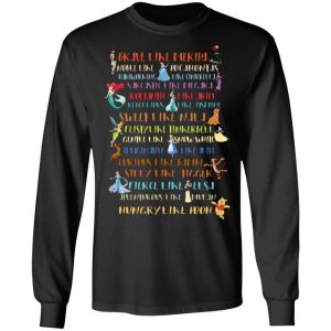 disney princess brave like merida noble like pocahontas t shirts long sleeve hoodies 4