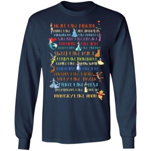 disney princess brave like merida noble like pocahontas t shirts long sleeve hoodies 6