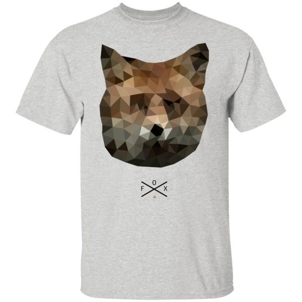 fox polygon animal graphic pet lover geometry t shirts hoodies long sleeve 12