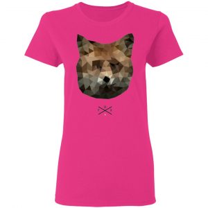 fox polygon animal graphic pet lover geometry t shirts hoodies long sleeve 2