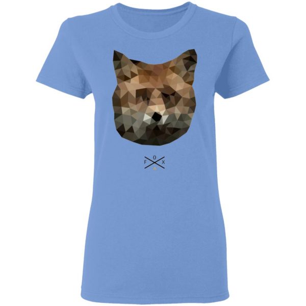 fox polygon animal graphic pet lover geometry t shirts hoodies long sleeve 3