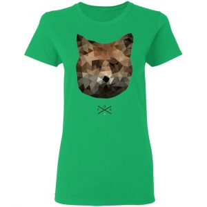 fox polygon animal graphic pet lover geometry t shirts hoodies long sleeve