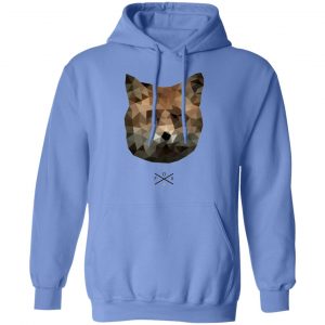 fox polygon animal graphic pet lover geometry t shirts hoodies long sleeve 5