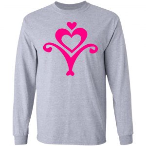 funky little love heart flourish trendy t shirts hoodies long sleeve