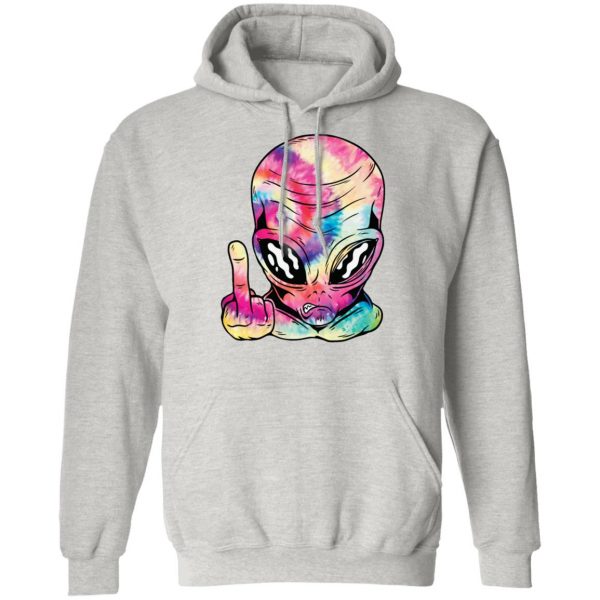 funny alien head tie dye trendy style t shirts hoodies long sleeve 3