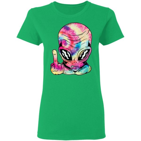 funny alien head tie dye trendy style t shirts hoodies long sleeve 4