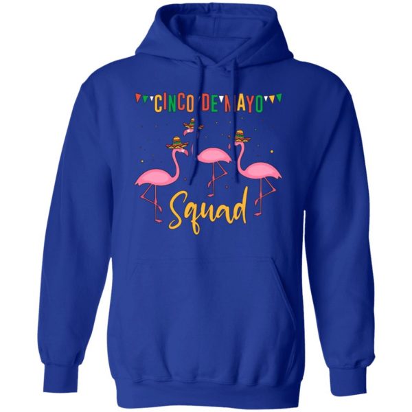 funny flamingo cinco de mayo squad team fiesta t shirts long sleeve hoodies 2