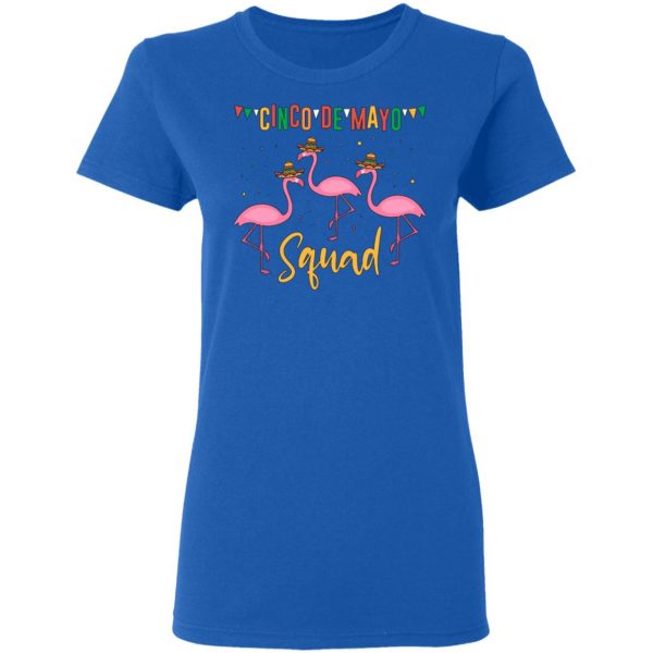 funny flamingo cinco de mayo squad team fiesta t shirts long sleeve hoodies 5