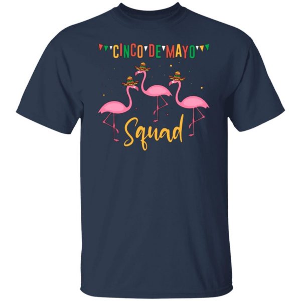funny flamingo cinco de mayo squad team fiesta t shirts long sleeve hoodies 9