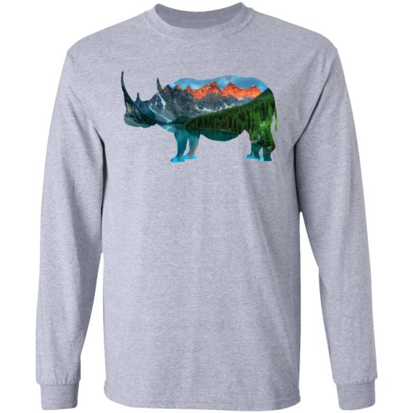 funny rhino animal t shirts hoodies long sleeve 3