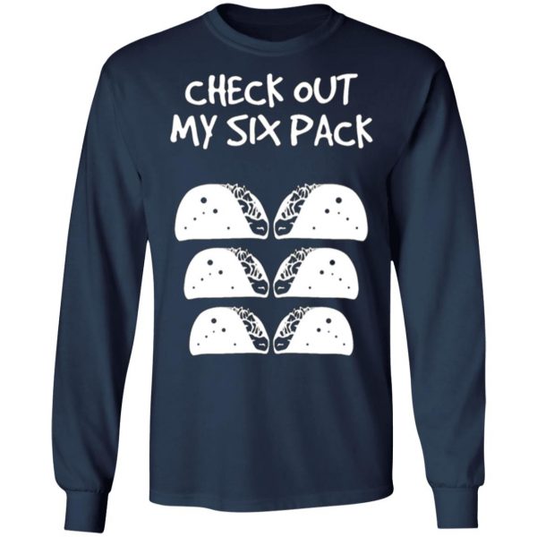 funny taco six pack men fitness gym taco love t shirts long sleeve hoodies 3