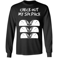 funny taco six pack men fitness gym taco love t shirts long sleeve hoodies 4