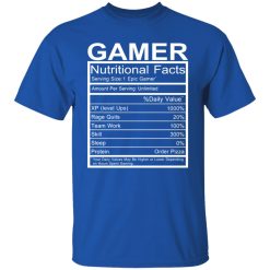 gamer nutritional facts t shirts long sleeve hoodies 8