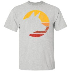 german shepherd vintage sunset trendy silhouette t shirts hoodies long sleeve 7