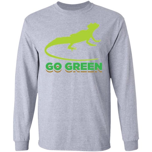 go green lizard t shirts hoodies long sleeve