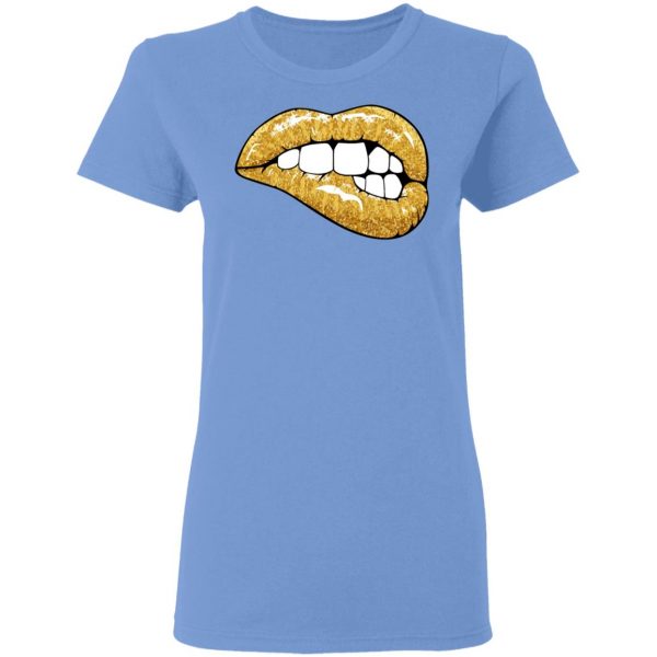 golden glitter lips t shirts hoodies long sleeve 5