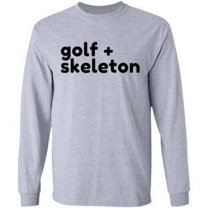 golf skeleton t shirts hoodies long sleeve 2
