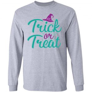 halloween witch hat trick or treat t shirts hoodies long sleeve 2