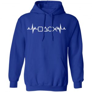 heart wave video game buttons t shirts long sleeve hoodies