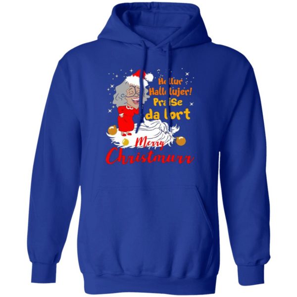 hellur hallelujer praise da lort merry christmas t shirts long sleeve hoodies