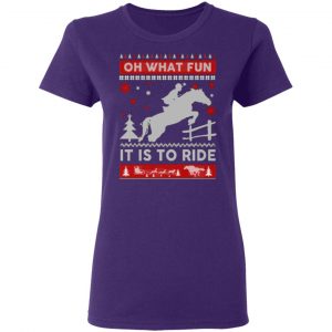 horse sweater christmas oh what fun it is to ride t shirts long sleeve hoodies 13
