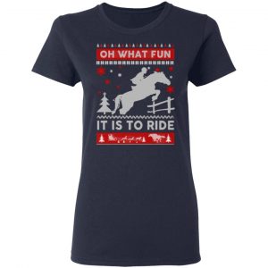 horse sweater christmas oh what fun it is to ride t shirts long sleeve hoodies 3