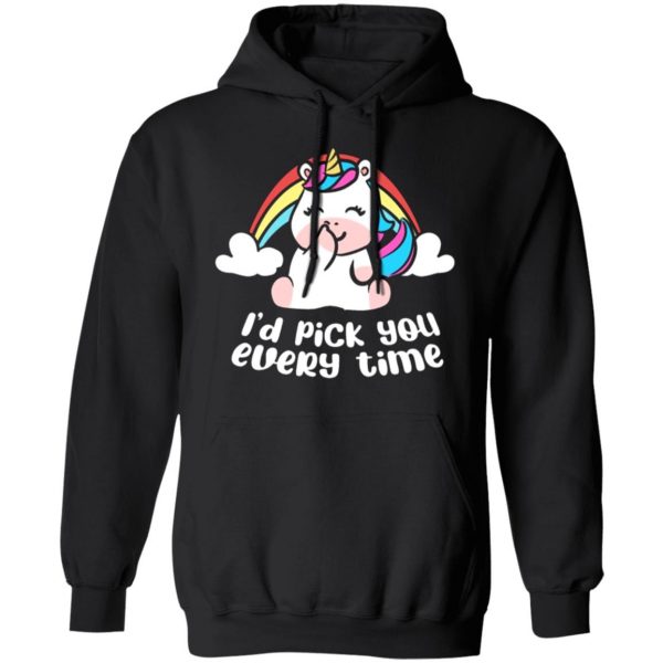 i d pick you every time unicorn t shirts long sleeve hoodies 11