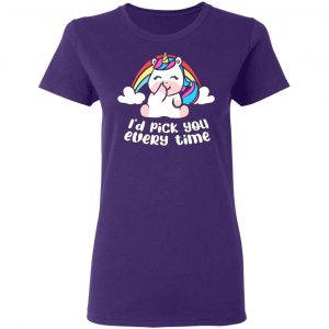 i d pick you every time unicorn t shirts long sleeve hoodies 5