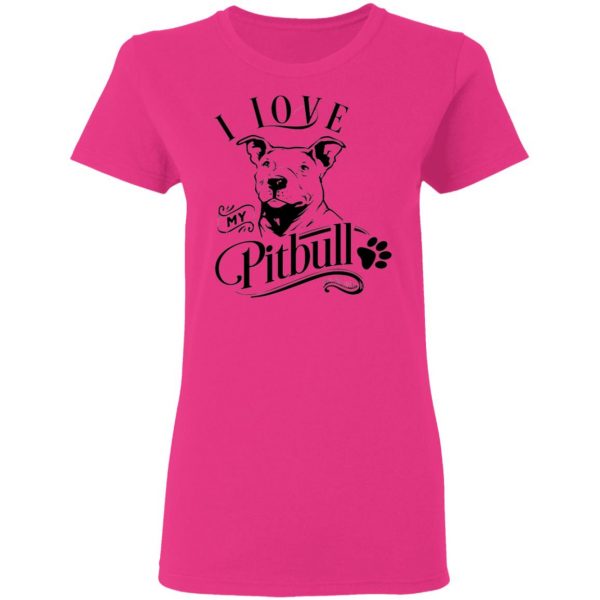 i love my pitbull t shirts hoodies long sleeve 4