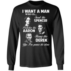i want a man who is sweet like spencer protective like aaron strong like derek t shirts long sleeve hoodies 5