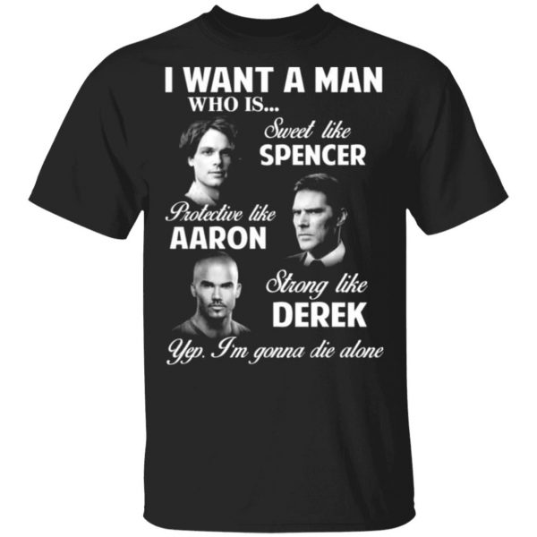 i want a man who is sweet like spencer protective like aaron strong like derek t shirts long sleeve hoodies 8