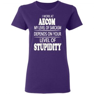 i work at aecom my level of sarcasm depends on your level of stupidity t shirts long sleeve hoodies 10