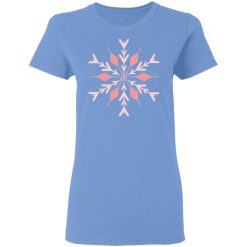 joy shades of salmon pink snowflake t shirts hoodies long sleeve 12