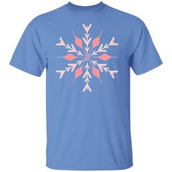 joy shades of salmon pink snowflake t shirts hoodies long sleeve 2