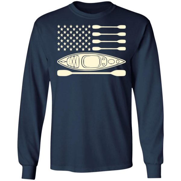 kayak flag t shirts long sleeve hoodies