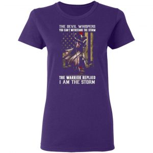 knight templar the devil whispers you cant withstand the storm the warrior replied i am the storm t shirts long sleeve hoodies 6