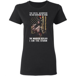 knight templar the devil whispers you cant withstand the storm the warrior replied i am the storm t shirts long sleeve hoodies 9