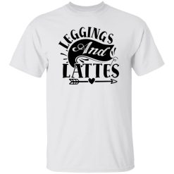 leggings and lattes trendy quote cool mom t shirts hoodies long sleeve