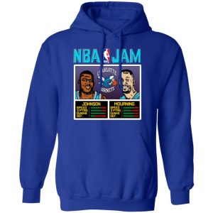 nba jam hornets johnson and mourning t shirts long sleeve hoodies