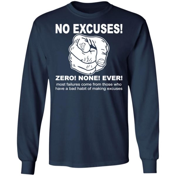 no excuse zero none t shirts long sleeve hoodies 4