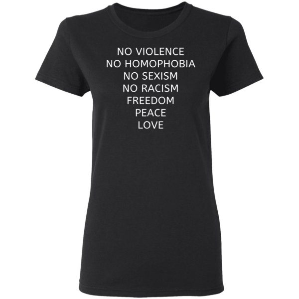 no violence no homophobia no sexism no racism t shirts long sleeve hoodies 4