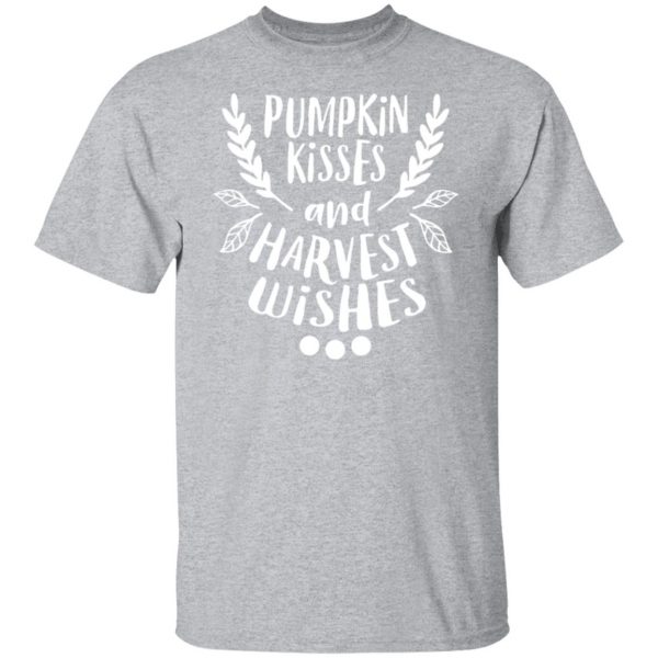 pumpkin kisses harvest wishes thanksgiving t shirts long sleeve hoodies 7