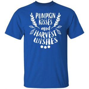 pumpkin kisses harvest wishes thanksgiving t shirts long sleeve hoodies 8