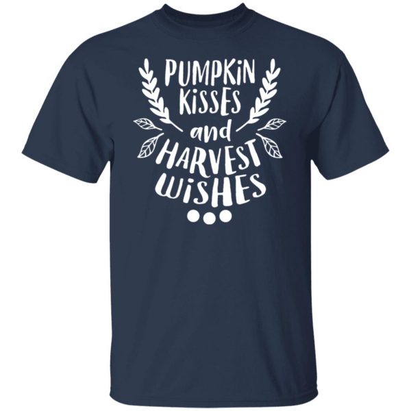 pumpkin kisses harvest wishes thanksgiving t shirts long sleeve hoodies 9