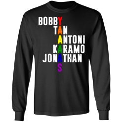 queer eye yaaas fab 5 names lgbt t shirts long sleeve hoodies 12