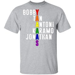 queer eye yaaas fab 5 names lgbt t shirts long sleeve hoodies 6