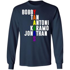 queer eye yaaas fab 5 names lgbt t shirts long sleeve hoodies 7