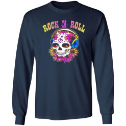 rock n roll sugar skull t shirts long sleeve hoodies 3