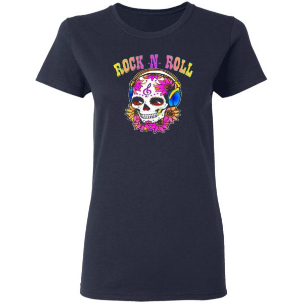 rock n roll sugar skull t shirts long sleeve hoodies 6